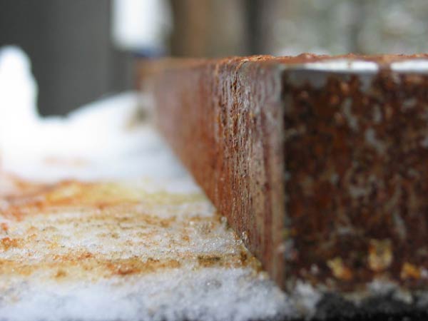 Rusting with snow